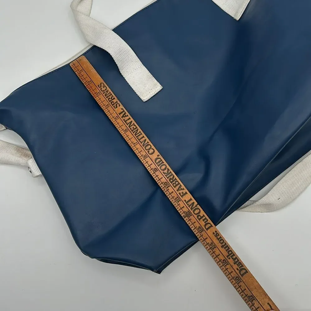Calvin Klein Frangrances Bag Vintage Blue White Duffel Travel Weekender Gym